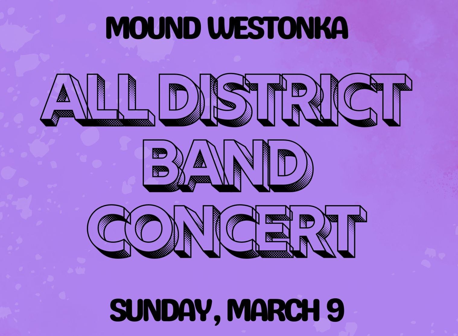  Westonka All-District Band Concert to be Held March 9